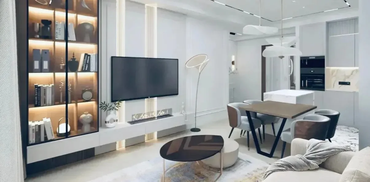 2-bedroom apartment in a new building on Arami Street in the center, 68 sqm, 5/17 floor
